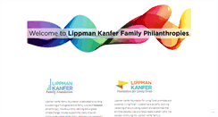 Desktop Screenshot of lippmankanfer.org